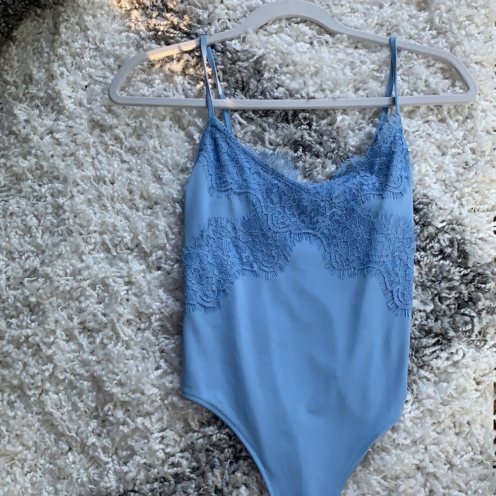 Zara blue bodysuit